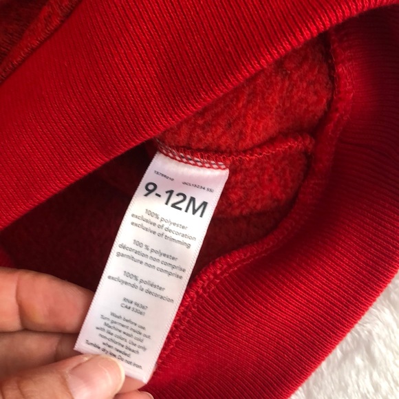 Oshkosh Red Sweater Size 9-12 months - Picture 5 of 8